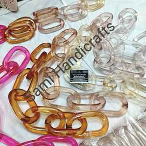 Eslabones de Cadena de Resina Epoxi Transparentes Grandes y Coloridos para Colgar en la Pared, para Proyectos Personalizados, Todos los Colores Disponibles - Product Image 4