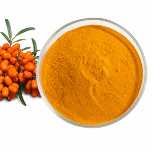 Polvo de Baya de Espino Amarillo, Extracción Líquido-Sólido al 60%, Extracto Herbal de Grado Alimenticio, Rico en Oleuropeína, Ingrediente Natural de Superfruta - Product Image 5