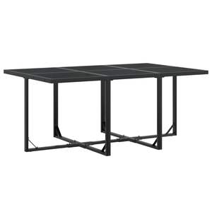 Conjunto de Comedor para Jardín en Negro - Product Image 3