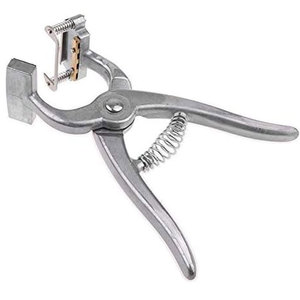 คีมสักสัตว์เลี้ยงคุณภาพดีที่สุด ทำจากสแตนเลสสตีล ใช้ซ้ำได้ สำหรับสัตว์ขนาดเล็ก เช่น กระต่าย หมู  ปรับแต่งได้ - Product Image 6