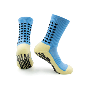 Comfortable Sports Crew <b>Socks</b> Soccer Football Breathable Anti-Slip Eco-Friendly Quick Dry Fabric for Training Competition <b>Winter</b> - Product Image 2