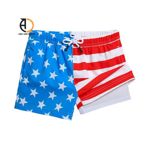Mens Swim Shorts Fashion Printed Beach Shorts - Product Image 3
