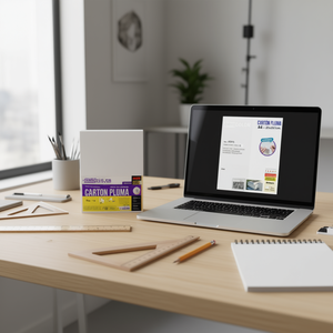 Cartoncino Adesivo Criscolor A4 21x29.7cm per Montaggi Pubblicitari - Product Image 3