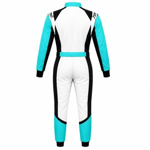 Combinaison de karting léger personnalisée pour le sport automobile, 280g, impression par sublimation, tissu polyester, confortable, toutes saisons, logo personnalisé - Product Image 2
