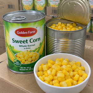 Maïs sucré en conserve de qualité supérieure, frais de la ferme, fourni en vrac dans des emballages en conserve pour les distributeurs mondiaux ayant besoin d'une source de légumes fiable - Product Image 2