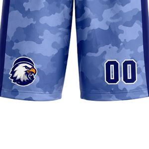 Ensemble de basketball bleu marine pour hommes, maillot sans manches et short, uniforme de performance, entraînement sportif, tenue de tournoi - Product Image 6