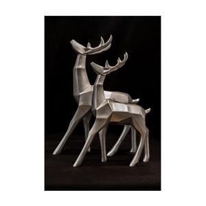 Beautiful Aluminium Metal Deer Crafts Sculpture for Living Room Crafts <b>Christmas</b> Decoration - Product Image 2