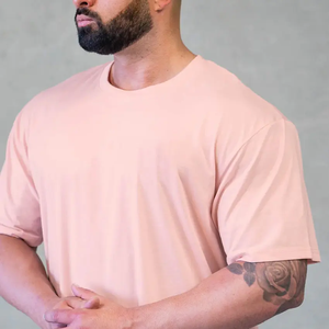 High Quality 100% Cotton Men's <b>T</b>-<b>Shirt</b> Eco-Friendly Breathable Quick Dry Customizable Logo Solid <b>Charcoal</b> Crew Neck Short Sleeve - Product Image 3