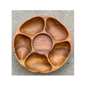 Plateaux en bois d'acacia, plateau de service en bois, plateau de charcuterie, plateau à fromage, plateau à sushi, plateau à fruits, plateau à desserts, plateau à apéritifs, plateau à en-cas - Product Image 1