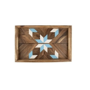 High Demand Mirror <b>Tray</b> Natural Mother of Pearl Inlay Wood Serving <b>Tray</b> <b>Table</b> Decor Kitchenware Ramadan Eid Dates Chocolate <b>Tray</b> - Product Image 4