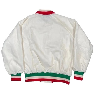 Wholesale Unisex Vintage Italian Flag Satin Varsity <b>Jacket</b> New Style Casual College University Zipper <b>Mens</b> Varsity <b>Jacket</b> - Product Image 2