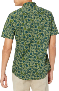 Men's Short Sleeve Solid Casual <b>Shirt</b> Turn-down Collar Breathable Cotton Knitted 320g Summer Wear - Product Image 5