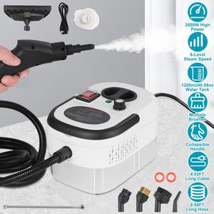 Limpiador a Vapor Multifuncional de Alta Presión de 2500W, 6 Velocidades Ajustables, Múltiples Cepillos para Hogar, Cocina, Auto, Piso y Ventanas - Product Image 1