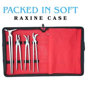 Kit de sablage de sabots robuste en acier inoxydable de qualité industrielle, conçu pour l'entretien quotidien des sabots, avec écarteur et extracteur de fer à cheval - Product Image 5