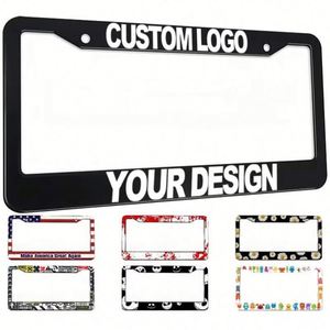 Marco/Cubierta para Matrícula de Coche de Aleación de Alta Calidad, Marcos para Matrícula de Coche con Logotipo Personalizado - Product Image 1