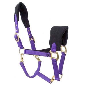 Premium New Horse Halter suave cómodo poliéster estilo occidental cuello grueso acolchado cuero grueso conveniente sillín de cuero - Product Image 1