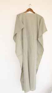 Women Olive Green Cotton <b>Kaftan</b> Dress Loose Fit Lounge Beach Maxi Dress - Product Image 3