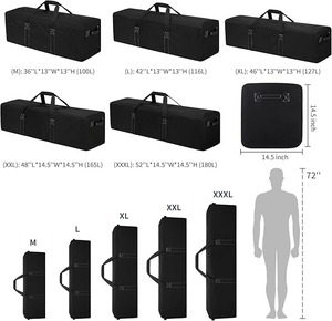 48 Inch Duffle <b>Bag</b> for Travel Camping - 165L Extra <b>Large</b> Heavy Duty <b>Duffel</b> <b>Bag</b>, Sport Equipment Storage <b>Bag</b> with 2 Sides Handles - Product Image 2