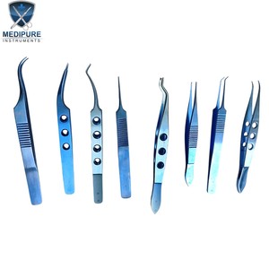 Premium Micro Toothed Forceps Stainless Steel Precision Fine Tip Microsurgical <b>Instrument</b> for Microvascular <b>Neurosurgery</b> - Product Image 6