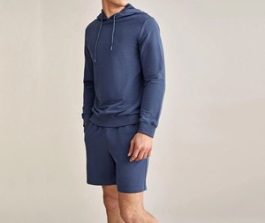 Nuevo Conjunto de Verano de Lujo para Hombre, Talla Grande, Dos Piezas, Sudadera con Capucha y Pantalones Cortos, Estilo Urbano, Secado Rápido, Transpirable, Felpa Francesa, Casual - Product Image 5