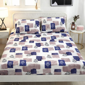 Sábana Ajustable King Size Elite Bedroom Pleasure |   Ropa de Cama de Lujo en Tela de Algodón Glace |   Funda de colchón transpirable con 2 fundas de almohada - Product Image 1
