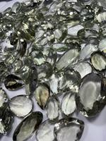 Vente en gros d'améthyste verte naturelle, taille ovale et coussin, pierres précieuses facettées de 5 à 25 carats pour la fabrication de bijoux