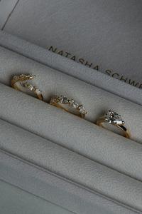 Diamond Open Wrap Bypass <b>Rings</b> 14K 18K Solid Gold Prong Set Pear Cut <b>Stacking</b> Minimalist Luxury Modern Fine Jewelry Wholesale - Product Image 3