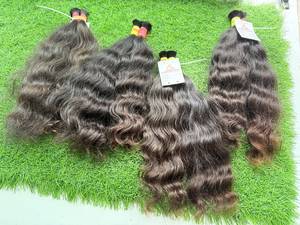 AMRIN INTERNATIONAL Premium Indian Remy Body Wave Hair Bundles HD 100% Density Machine Double Weft Chemical Processing Free All - Product Image 1