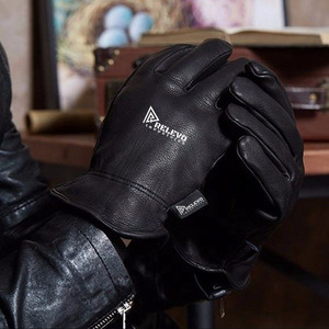 Custom Unlined Genuine And High Quality Deerskin Leather Horse Riding Gloves Sports Full <b>Finger</b> Motorcycle leather Glove - Product Image 5