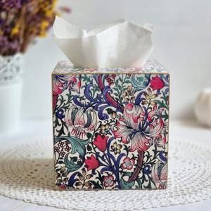 Caja de pañuelos de madera con estampado étnico estilo bohemio para decoración del hogar, accesorio al por mayor - Product Image 5