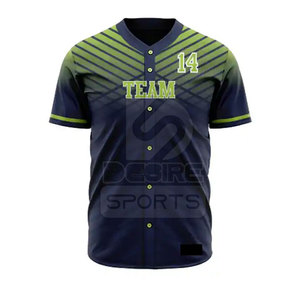 Meilleur fabricant d'uniformes de baseball 100% polyester, nouveau design, léger, séchage rapide, respirant, services OEM personnalisés pour - Product Image 2