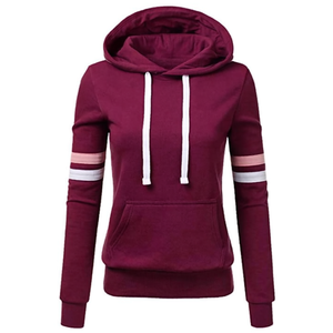 Women's High Quality 100% Cotton Oversized Pullover <b>Workout</b> <b>Hoodies</b> Soft Sweatshirts; Plain Sportswear - Product Image 3