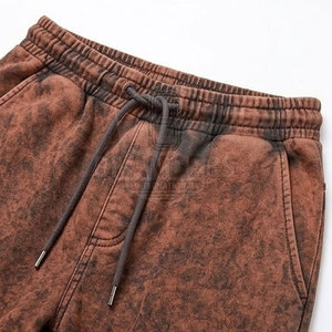 Conjunto Deportivo para Hombre con Efecto Desgastado, Chaqueta con Capucha y Cremallera Completa, Pantalones Jogger a Juego, Ropa Urbana y Moderna de Dos Piezas - Product Image 3