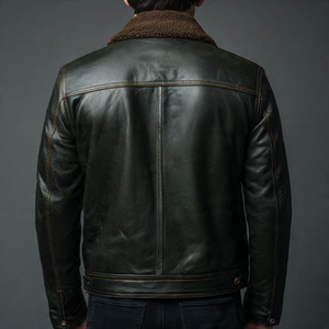 เสื้อแจ็คเก็ตหนังขนสัตว์คุณภาพสูงระดับหรู - Product Image 4