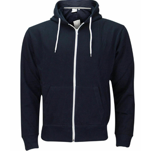<b>Men</b> Plain Zip-Up Fleece Eco-Friendly Winter Sport Workout <b>Long</b> Sleeve Hoodie Sweatshirt <b>Coat</b> with Pockets and Thumb - Product Image 6