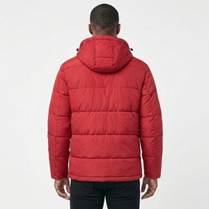 Chaqueta Acolchada con Aislamiento para Hombre, con Capucha y Cierre Completo, para Invierno, Casual, para Exteriores - Product Image 3