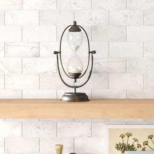 Sablier en verre artisanal créatif avec cadre métallique rustique et fonction de chronométrage précis - Product Image 6