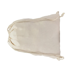 <b>Light</b> Color Scheme Cotton Drawstring Backpack Storage Pouch Unisex Convenient <b>Rope</b> Closure Bag For Hand Carry - Product Image 6