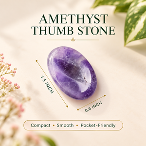 Natural Purple Crystal Oval Gemstone Carved <b>Ornament</b> Hand Polished Semi Precious <b>Stone</b> Massage Decor - Product Image 2