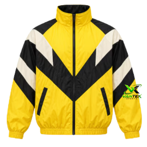 เสื้อแจ็คเก็ตวินด์เบรกเกอร์ผู้หญิง Vantex รุ่น Y2K สีสันตัดกัน น้ำหนักเบา คอตั้ง ทรงบลูซอง ปิดด้วยซิป ผลิตจากโพลีเอสเตอร์ 100% - Product Image 1