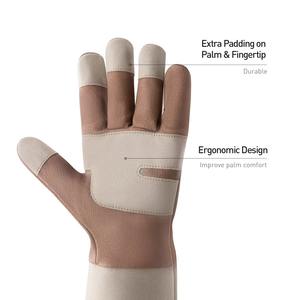 Guantes de Soldadura TIG de Piel de Cabra de Alta Calidad, Resistentes al Calor, Duraderos, Transpirables, Sin Silicona, Protección para las Manos para Uso Industrial - Product Image 3