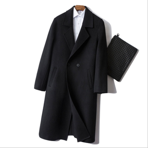New Best Edition High Impact <b>Man</b> Long Coat Customized Solid Color Street Fashion New Style <b>Man</b> Long Coat - Product Image 6