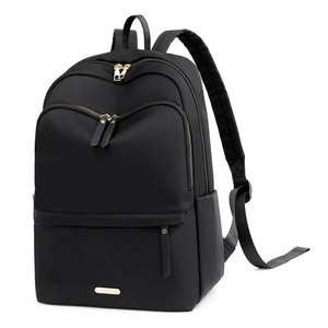 Sac à dos unisexe 20-36L résistant à l'eau avec fermeture éclair, sac de voyage décontracté pour l'extérieur avec poche frontale pour tablette et compartiment pour ordinateur portable - Product Image 1