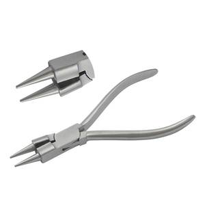 Alicates de Rosario de Acero Inoxidable de 140 mm con Mordazas Lisas y Acabado Mate para Fabricación de Joyas, Manualidades DIY, Envoltura de Alambre, Corte, Engarzado OEM y Pesca - Product Image 1