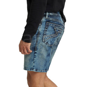 Shorts en jean pour hommes coupe ample, prix de gros, personnalisables, grandes tailles, pour usage décontracté - Product Image 2