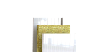 PROCK pour panneau sandwich, mur extérieur, ignifuge, isolation haute densité, bardage industriel, résistant à l'eau, entrepôt - Product Image 3