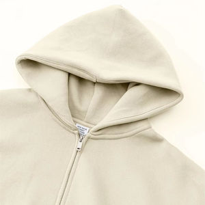 Quick Dry Mens Cotton Pullover Hoodie Soft Touch Comfortable Casual Wear Zip-Up Long Sleeve Urban Streetwear Custom Branding OEM - Product Image 3