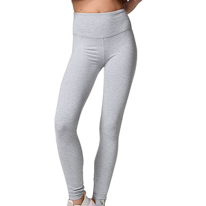 Leggings de sport pour femme, couleur unie, taille haute, haute qualité, pour entraînement, yoga et fitness - Product Image 4