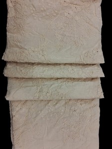 Tela Bordada con Cordón de Algodón Blanco de Alta Calidad Premium – Diseño Floral con Trabajo Dori 3D, 100% Algodón Puro, Teñible para Vestidos - Product Image 3