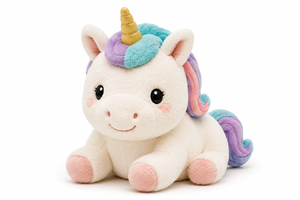 Peluche de Unicornio, Muñeco de Peluche Suave, Lindo y Kawaii, Juguete de Peluche de Animales para Niños, Regalo de Cumpleaños para Bebés, Decoración - Product Image 1